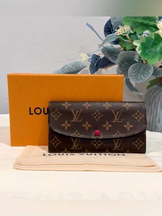 Louis Vuitton Handbags - Louis Vuitton Monogram Fuschia Emilie Bifold Wallet